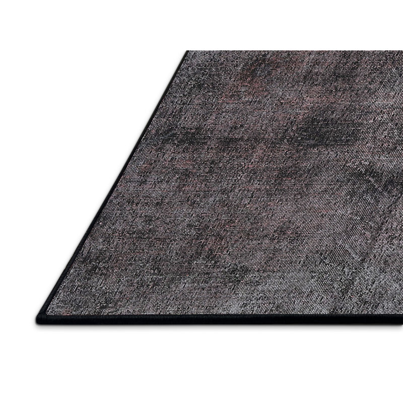 Tapis en laine noir / gris, Rectangle 5 pi x 8 pi