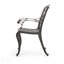 Ensemble de 2 chaises de patio en aluminium coulé AUSTIN