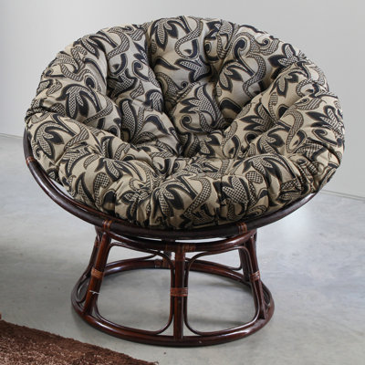 Fauteuil Papasan capitonné l 42 poWister