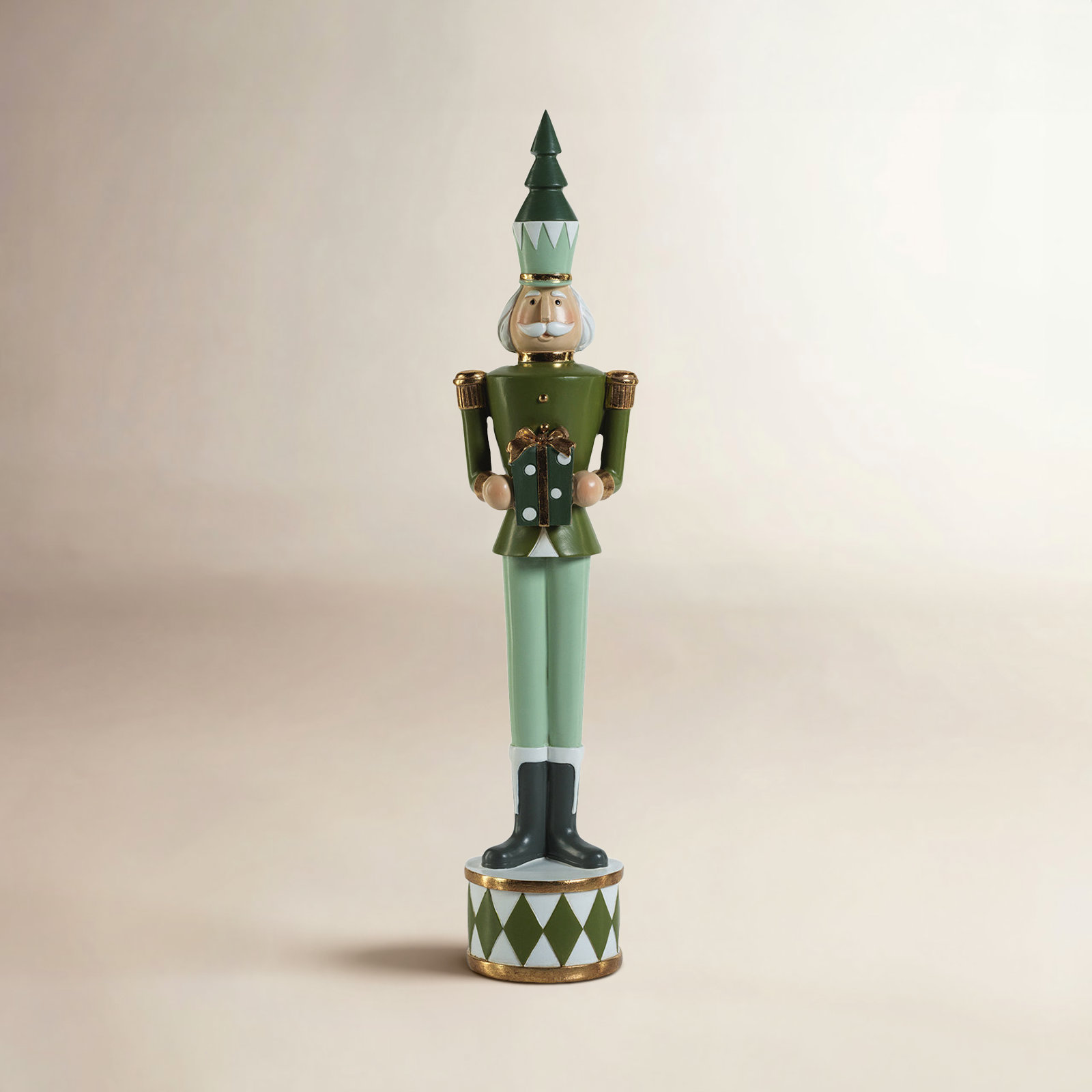 Halleran Nutcracker Soldier Figurine, 18.5" H x 3.5" W x 3.5" D