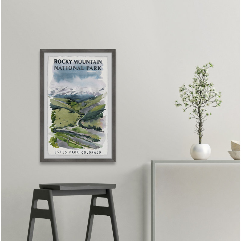 Estes Park, Colorado - reproduction de cadre photo sur papier, H 30 po x l 20 po x P 1,5 po