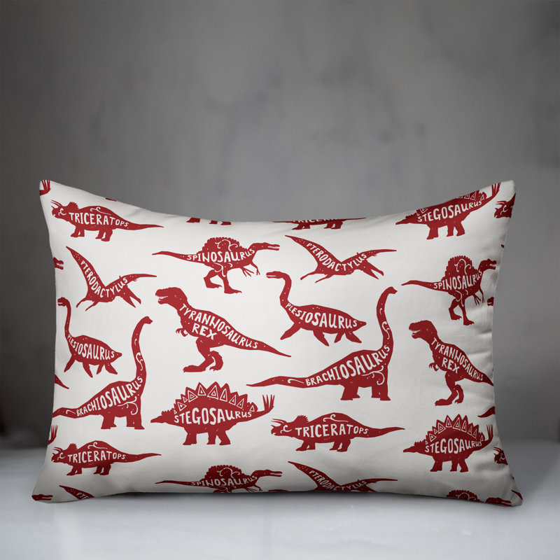 Rectangular Pillow Cover & Insert, Red 
