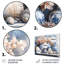 Poterie en tons de bleu et blanc II - ensemble de décoration murale de poterie côtière-107181048-107181049