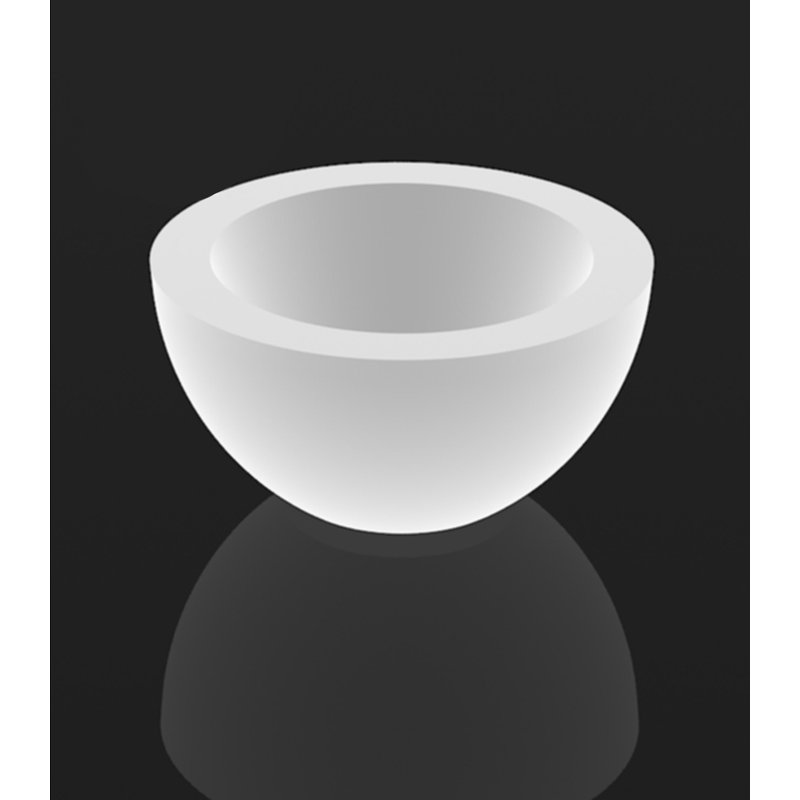 Pot à fleur en résine Sfera, 15,75 po x l 31,5 po P 31,5 po x po