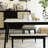 Enticing Black Solid Oak Bench For Bedroom End, Living Room, Or Entryway, 40.28" W, 10.74" D, 16.92" H, Soft Texture And Comfortable Unique Wide, Deep, High, Breathable