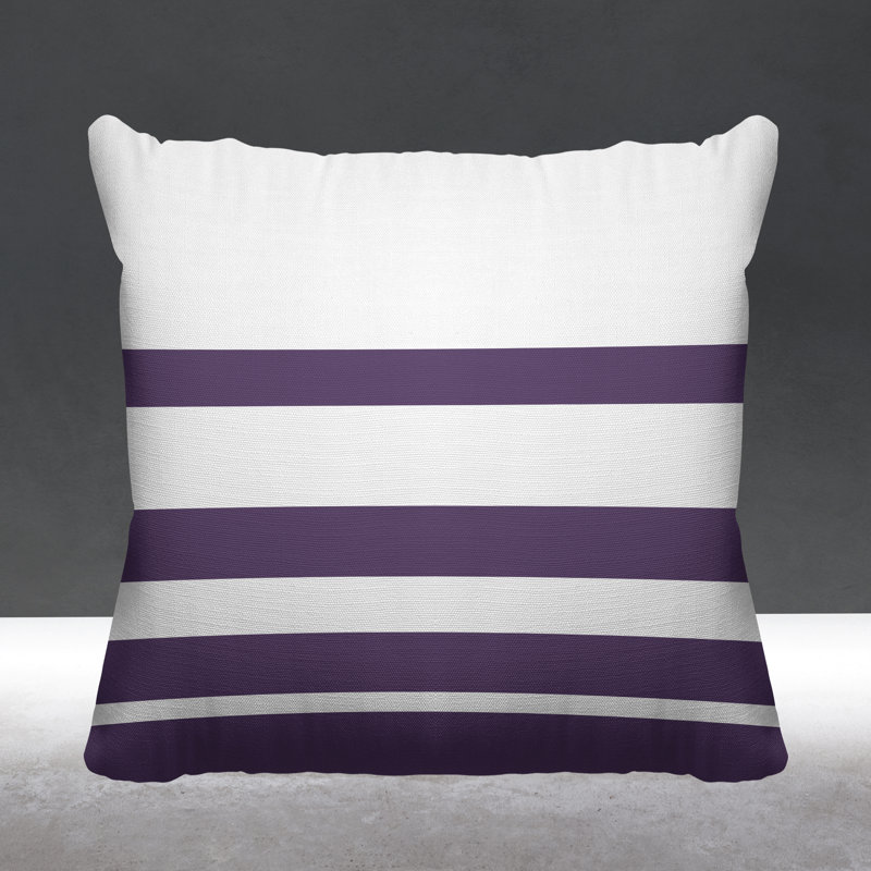 Coussin décoratif intérieur / extérieur Tanner, L 19 po x H 19 po, Mauve