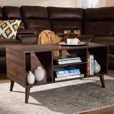 Four Leg Coffee Table with Storage
