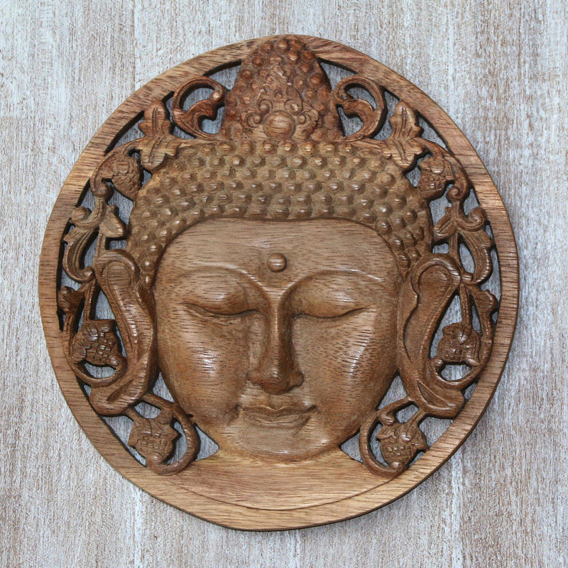 Handmade Boho Religious & Spiritual Wall Decor on Solid Wood