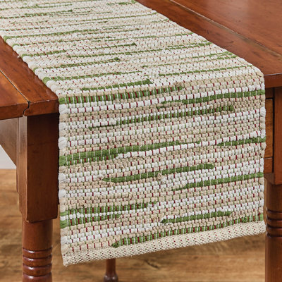 Christmas Barn Chindi Table Runner 13"