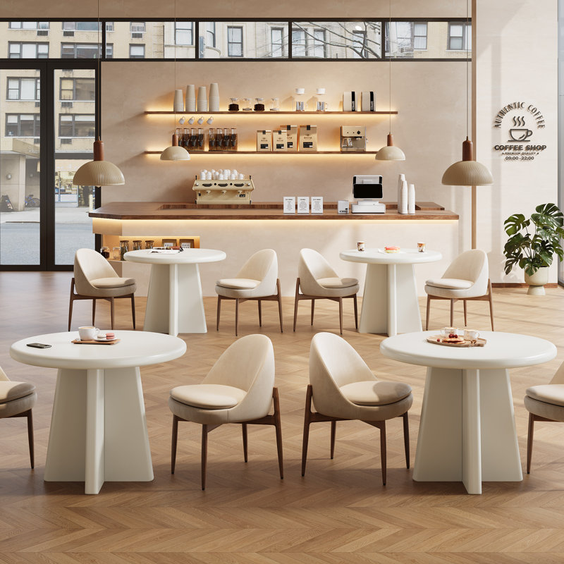 31.5" Modern Round Dining Table, Set of 4 (only Table)