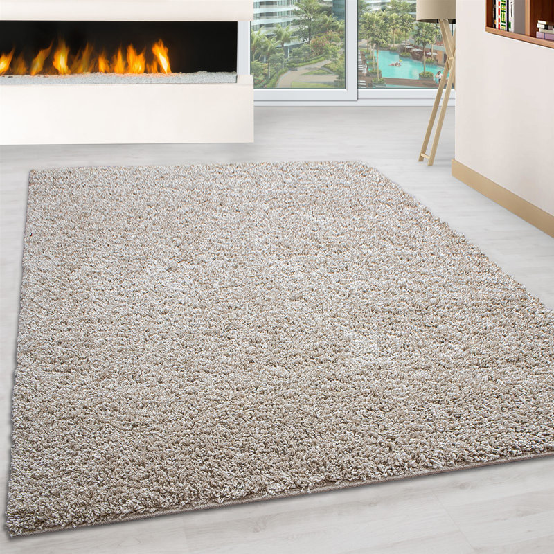 Llaneli Machine Woven Beige Indoor Rug, Rectangle 160 x 230cm