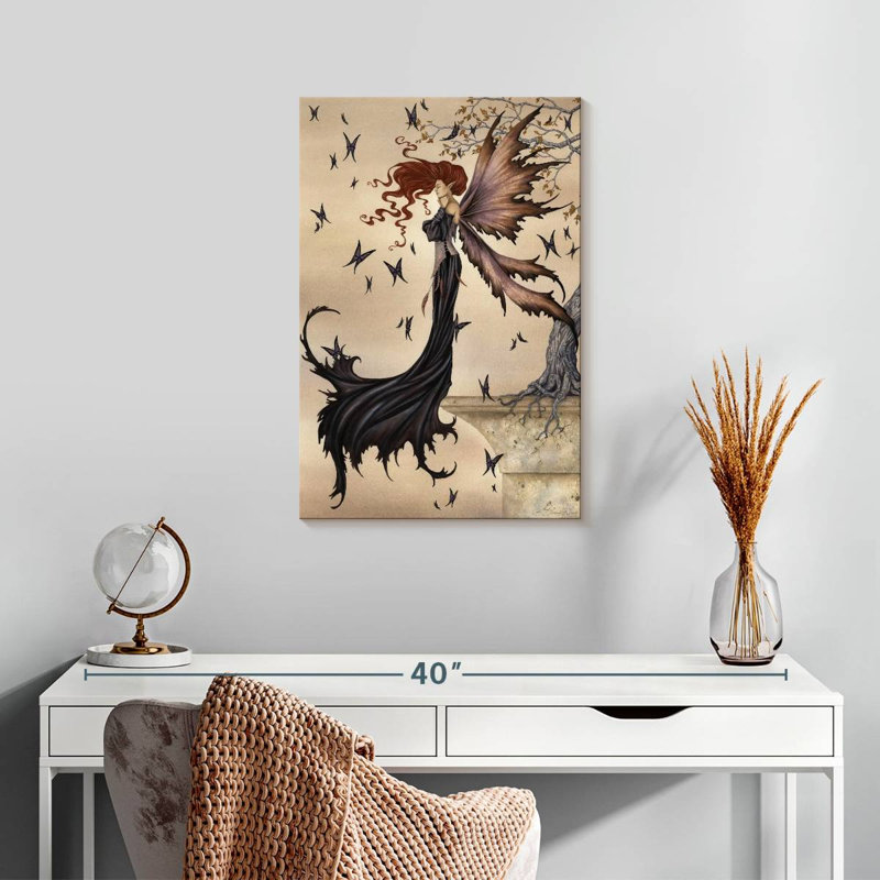 Kelan Black Mystique, 24" H x 16" W