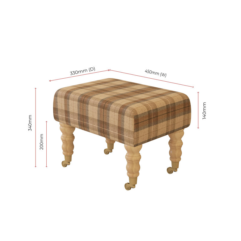 Manufactured Wood Accent Stool, Natural