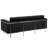HERCULES Lesley Series Contemporary LeatherSoft Double Stitch Detail Sofa with Encasing Frame-732355086
