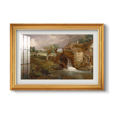 Moulin de Parham, Gillingham, 1826 - John Constable - Estampe encadrée sur mesure