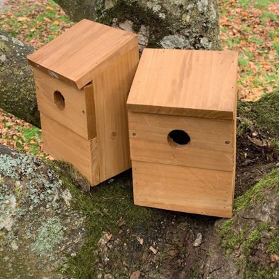 Wooden Multi-Hole Mounted Bird House