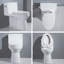 Toilette allongée une pièce 1,3 GPF