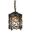 1 - Light Gilded Tobacco Lantern Pendant