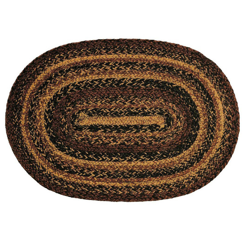 Chalres Area Rug, Brown/Beige, 19"L x 13"D