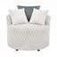Fauteuil d'appoint rembourré avec roulettes-740088607