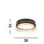 Averie Glass Flush Mount-93799921