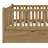 Wood Platform Bed With Guardrail And Trundle-427962839