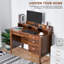 Bureau d'ordinateur tout-en-un avec tiroirs de classement l 47,2 po Hambrook-1532544627