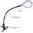 Lightview Pro 23.5 in. Adjustable Gooseneck Magnifying Desk Lamp