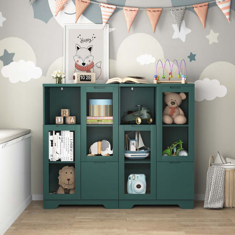 Kitchen Pantry Cabinets, Green