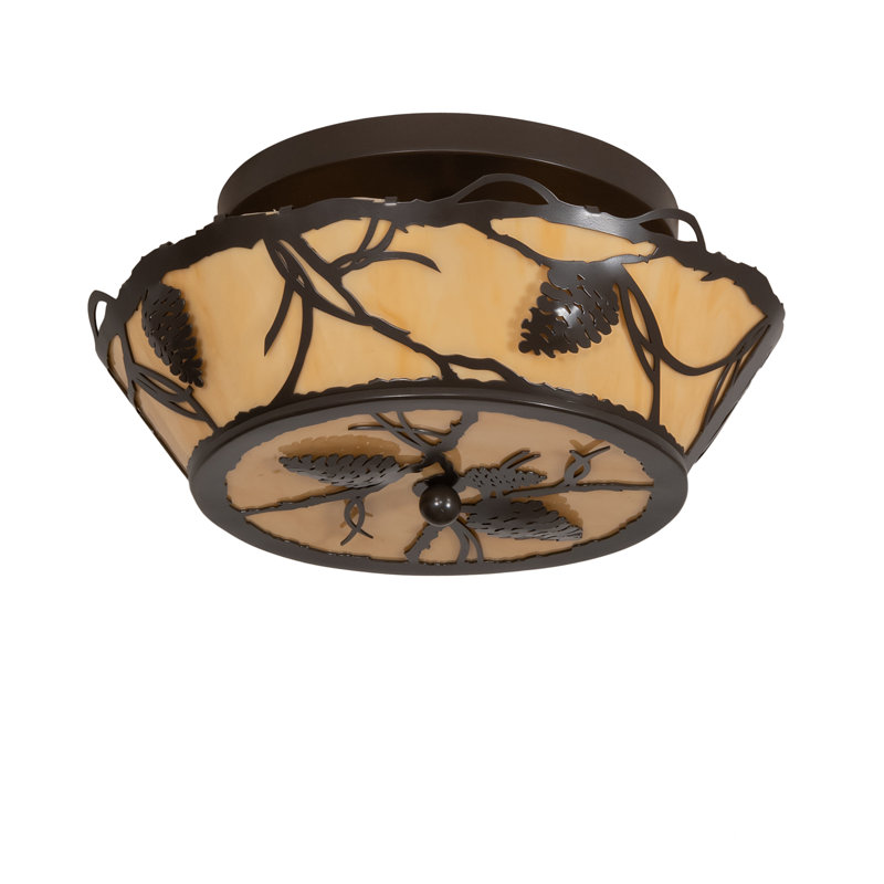 Rustic Lodge 2 - Light Flush Mount