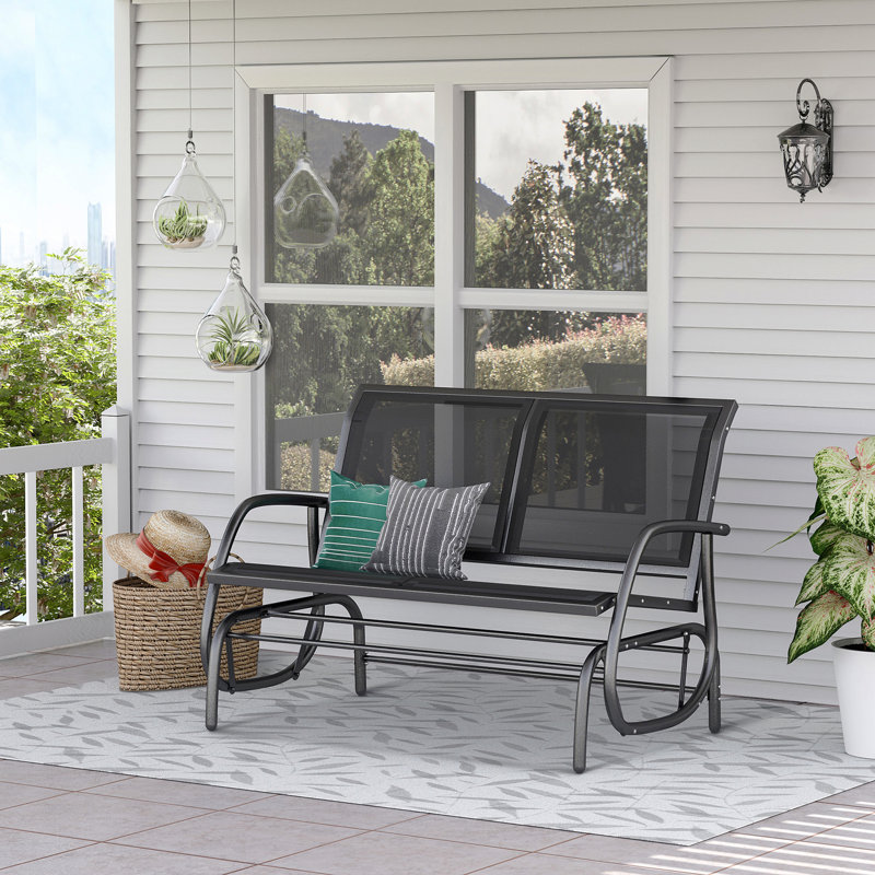 Banc oscillant pour 2 personnes Outsunny