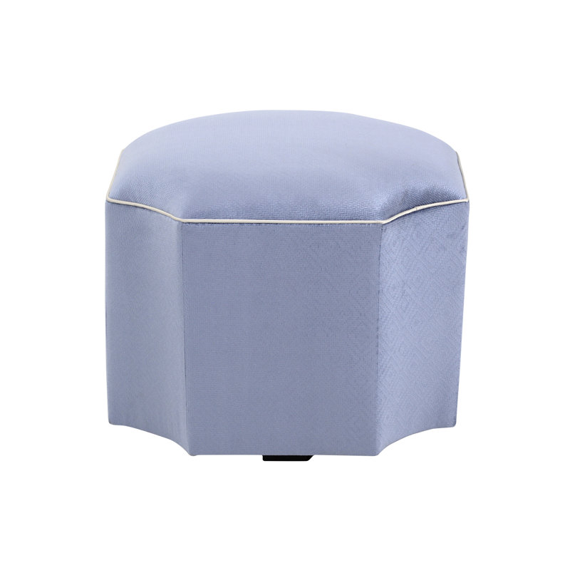 Celtic Novelty Ottoman, Blue