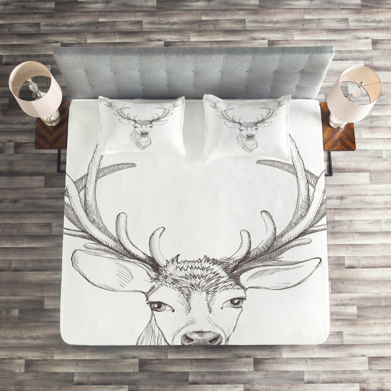Rustic Coverlet, King Bedspread + 2 Shams