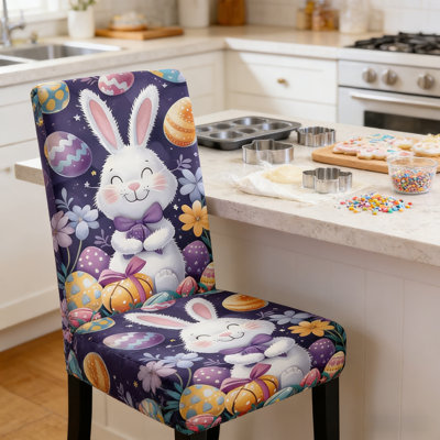 Housse de tabouret de Pâques Housse de tabouret de Pâques