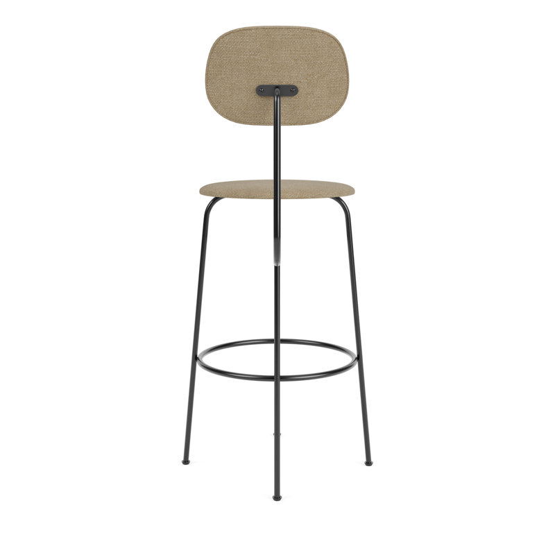 Afteroom Bar Chair Plus with Steel Frame, Counter Stool (25" Seat Height), Brown Acrylic