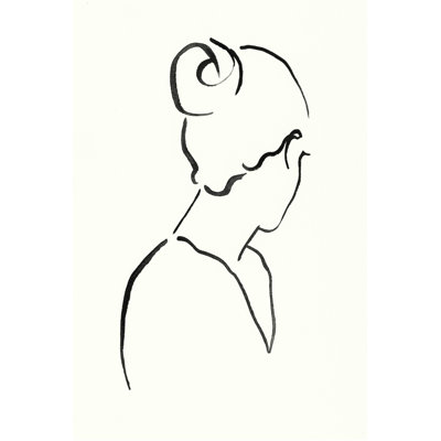Minimal Profile II by Victoria Borges - Wrapped Canvas Painting