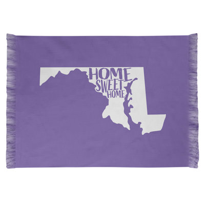 Tapis de région mauve maryland