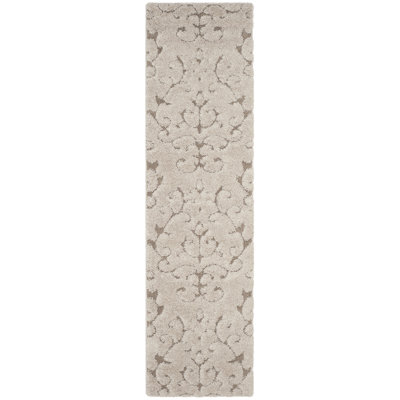 Blaris Shag Performance Damask Rug