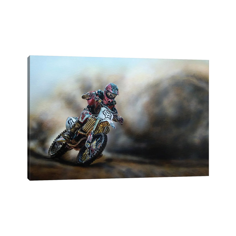 The Race by J.Bello Studio - Wrapped Canvas Painting, 66.04 cm H x 45.72 cm W x 1.91 cm D