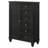 Fraser 8-drawer Door Chest Black-9996043