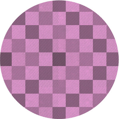 Tapis rose à motifs/mauves de zone
