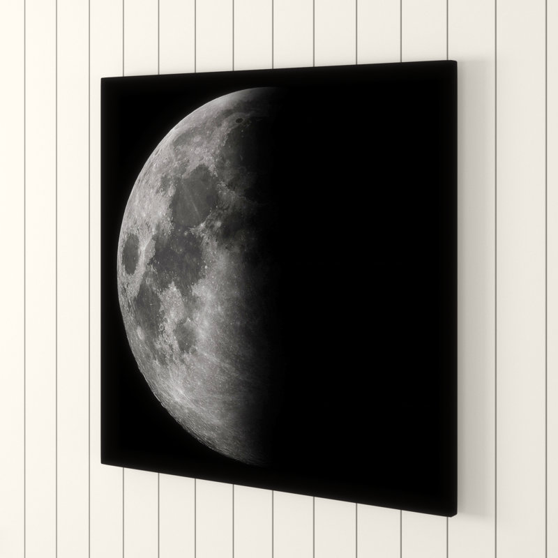 Moon II Squared - Impression sur toile, H 36 po x l 36 po x P 1,5 po