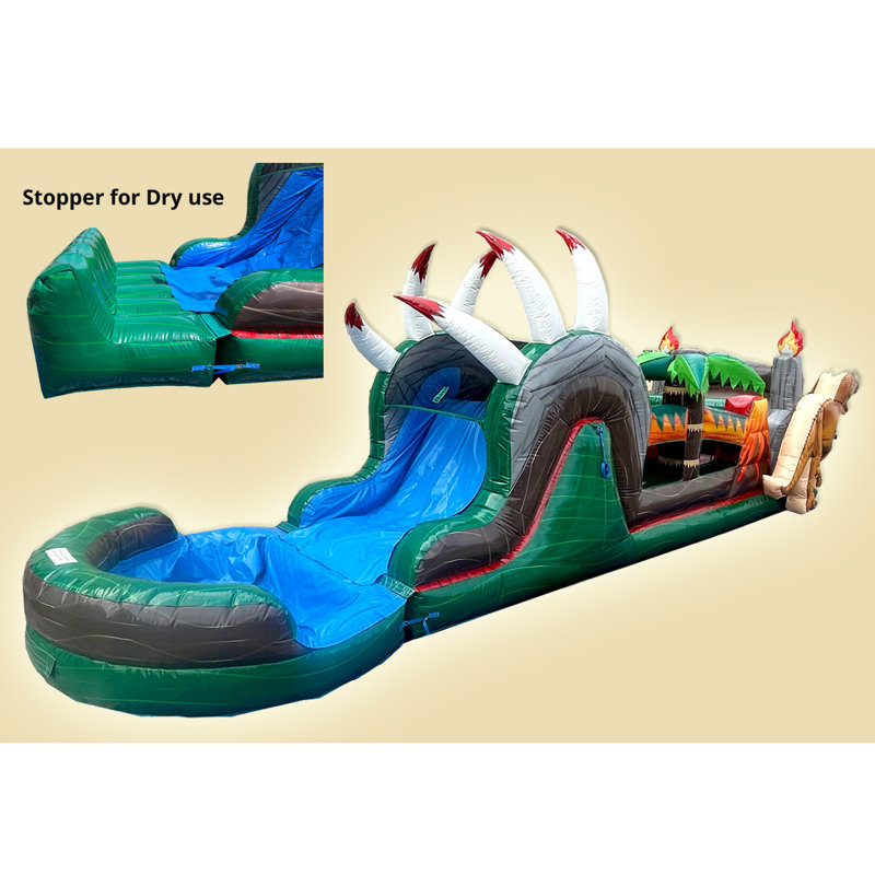 9' x 36' Inflatable Obstacle Course with Air Blower