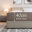 Tanvish Luxury Microfiber Fitted Sheet - 40 cm Deep Pocket, Ultra-Soft - Wrinkle-Free and Easy Care-1169433025-1169433053