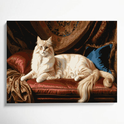 Cats Persian Brown Canvas Wall Art