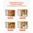 Corner Bread Box for Kitchen Counter Double Layer Bamboo Storage Container -1910003626