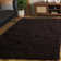 Assar Modern Handmade Shag Chocolate Area Rug