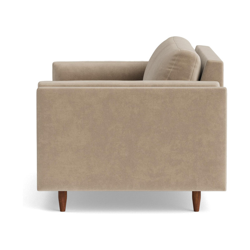 Skinny Fat Sofa Bed, Velvet - Beige