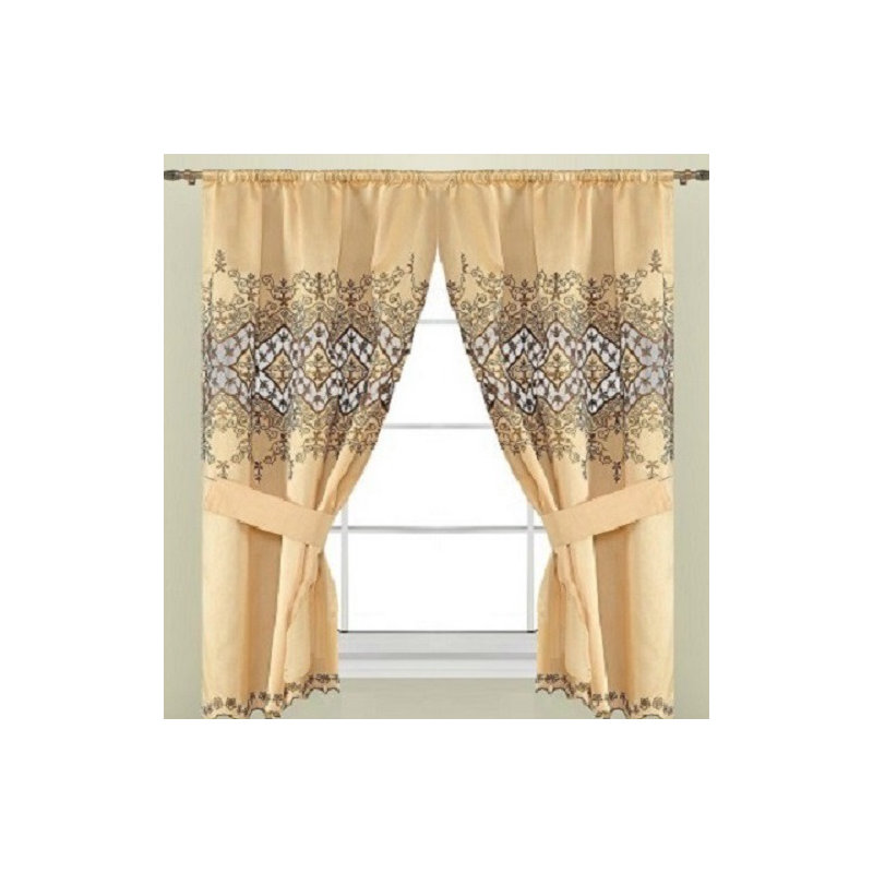 Vivian Semi Sheer Curtain Pair
