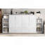 Grand lit escamotable avec tiroirs et tablettes de rangement spacieux. Idéal pour les chambres d'amis ou les chambres compactes-643787629